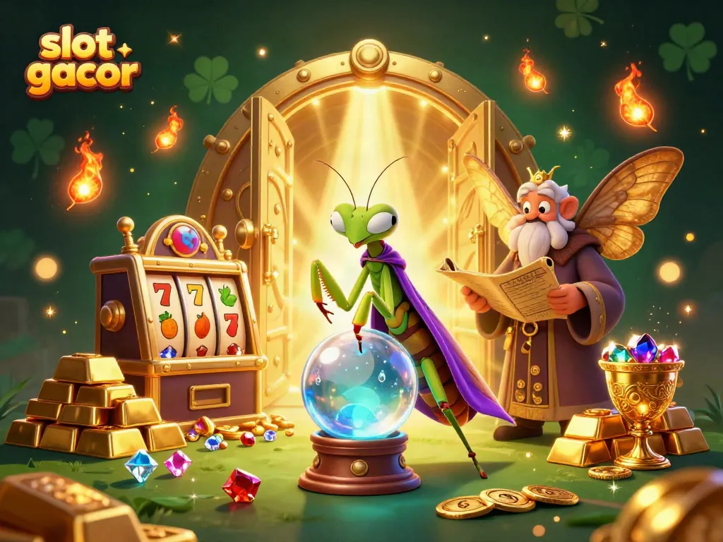 Engage the slot gacor gaming experience with a mystical fortune teller and treasures galore
