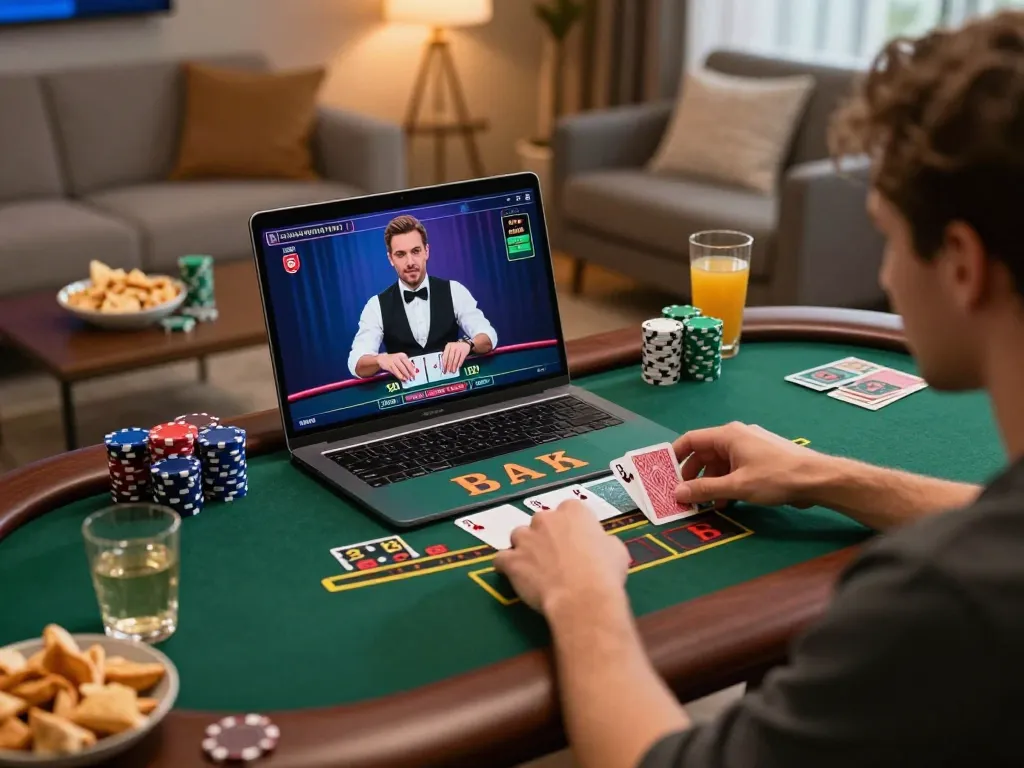 Rasakan permainan blackjack online yang mendebarkan dengan teknologi imersif yang cukup dan suasana yang nyaman.