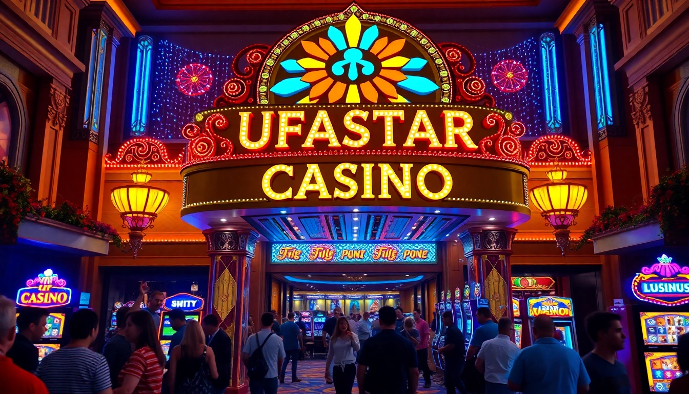 ทางเข้า ufastar825 ด้วยบรรยากาศคาสิโนที่คึกคักและสดใส