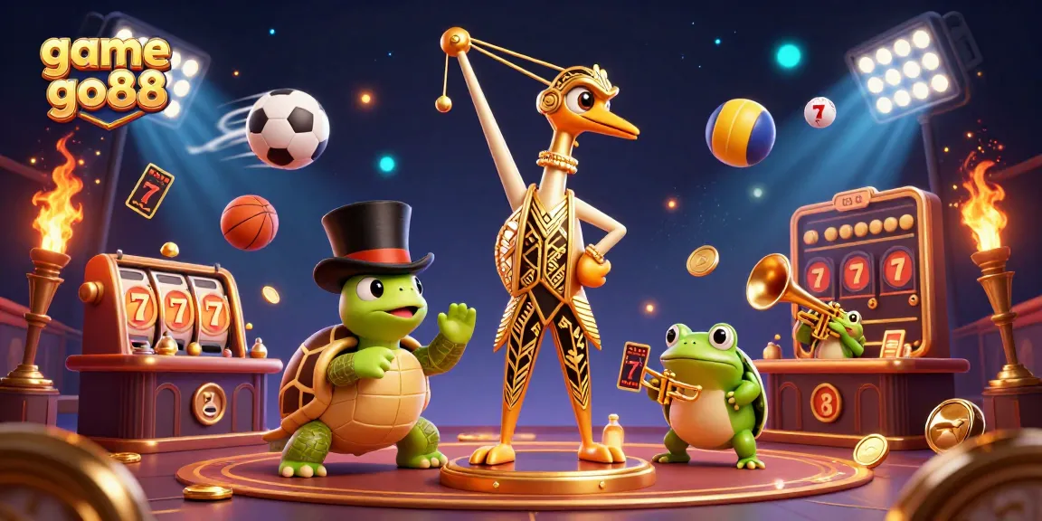 Experience thrilling action with game go88 as characters engage in vibrant casino festivities.