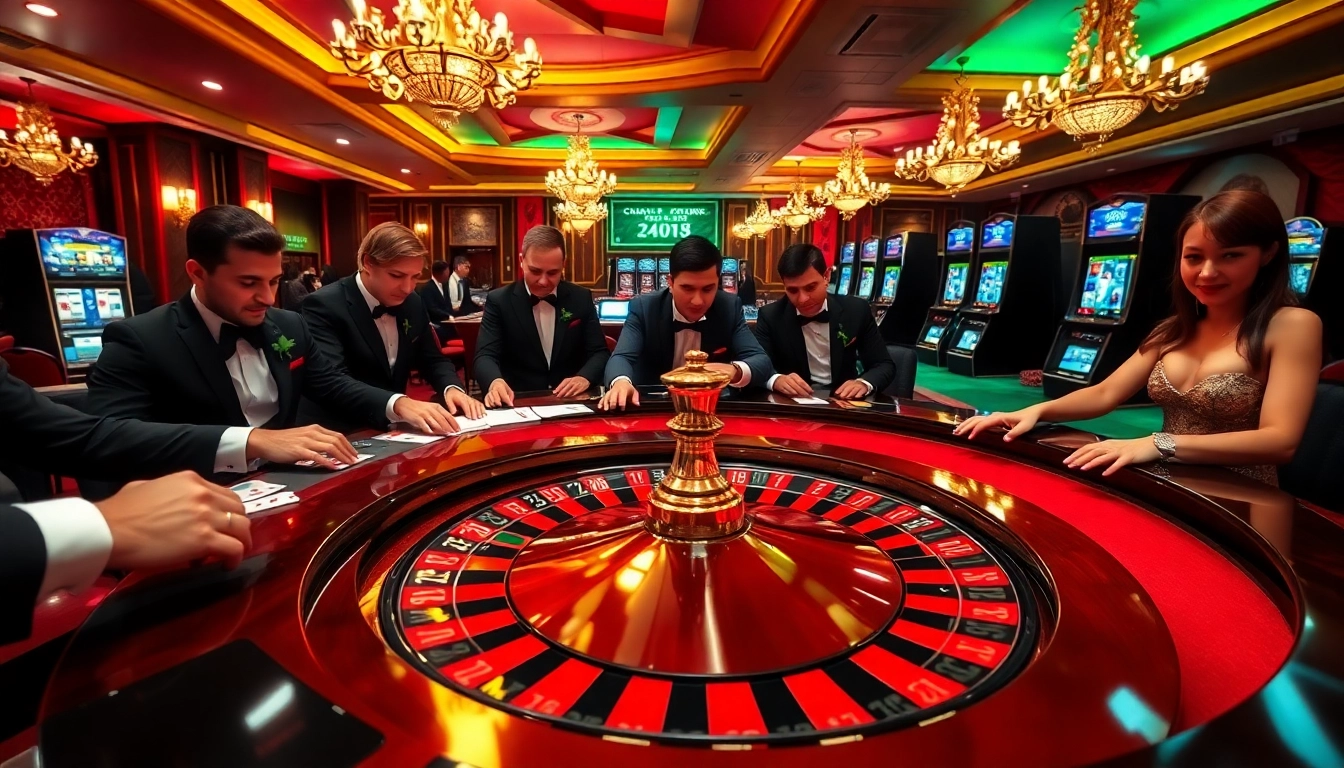 Experience thrilling gameplay at bro138 with professional dealers and elegant casino ambiance.