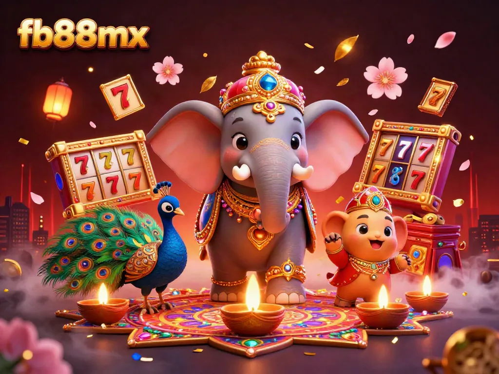 Spin the reels and catch jackpots with fb88mx in a vibrant casino scene filled with excitement.