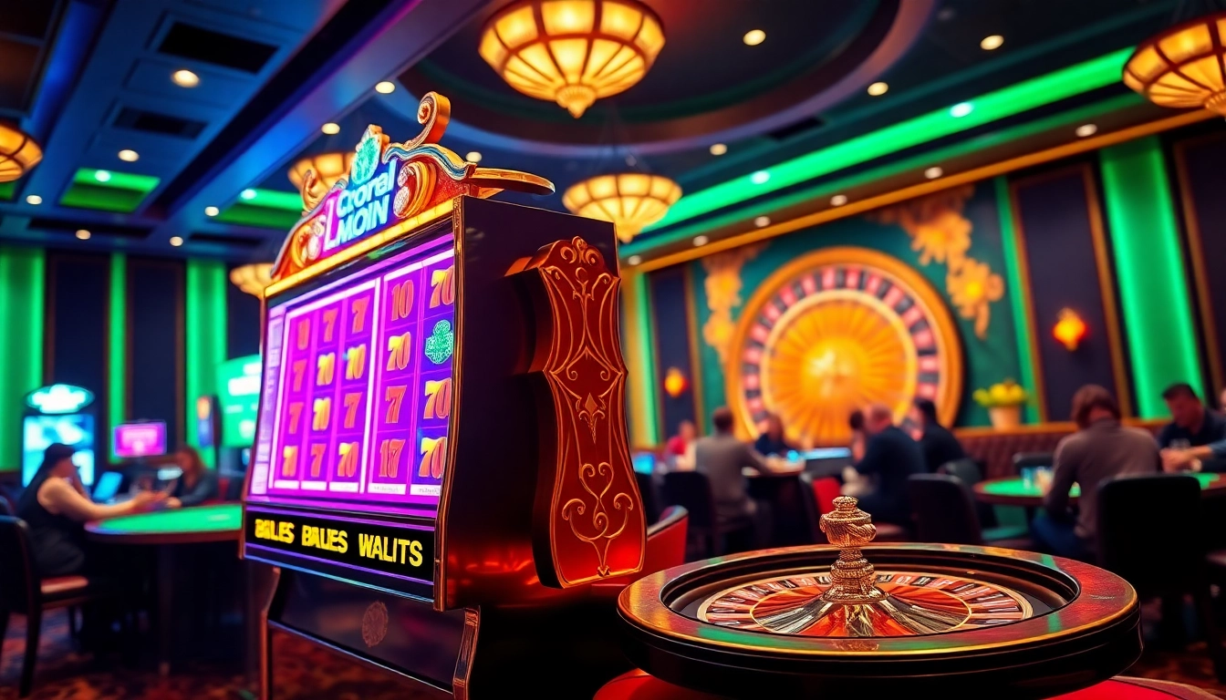 Players winning at the luxurious gambling scene featuring slots and tables at https://www.6slots8.com/.