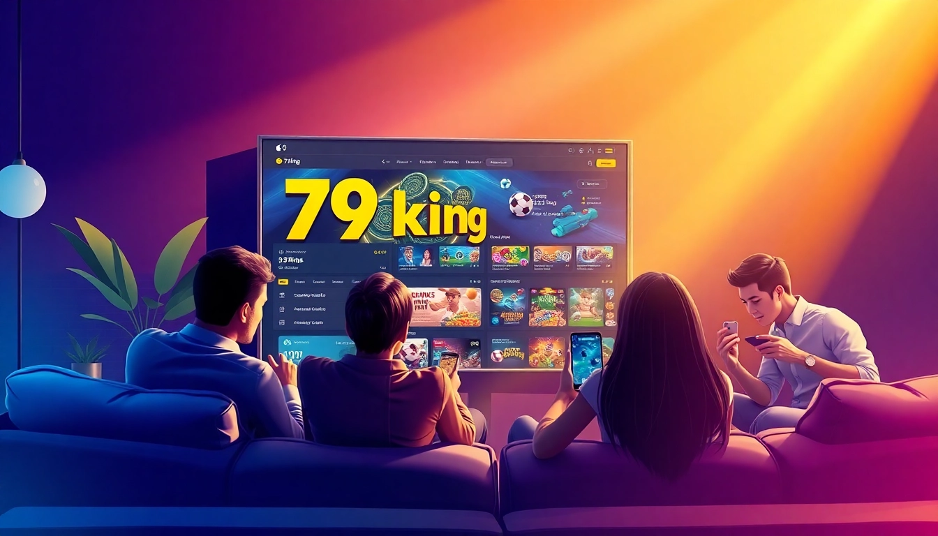 Engaged players enjoying a vibrant gaming experience on the 79king platform.