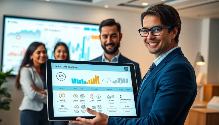 Interface de la plateforme d’assurance vie 79KING sur un appareil moderne, inspirant confiance et innovation en 2025