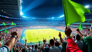 Tangkap momen seru SBOBET88 saat taruhan sepak bola di stadion yang meriah.