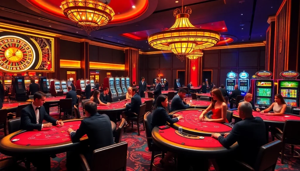 Players enjoying exciting casino games at 888top, highlighting the thrill of luxury gambling.