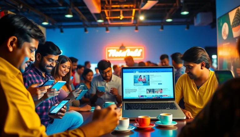 Hela Ads marketplace showcasing diverse individuals engaging with digital ads in Sri Lanka.