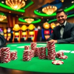 High-stakes poker action with captivating atmosphere at GOD345 casino.