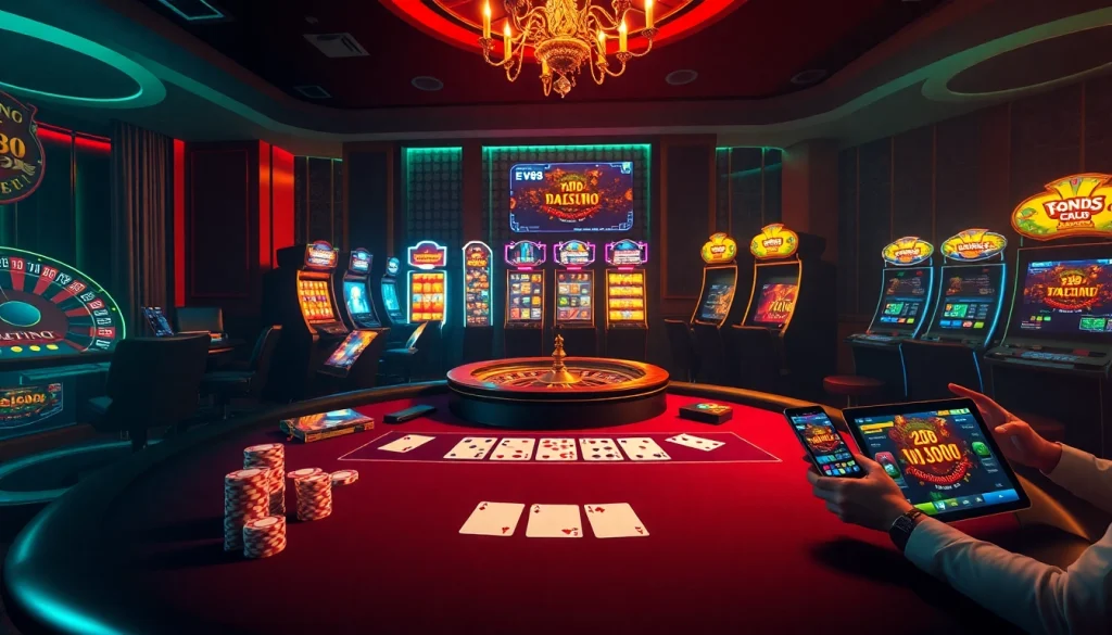 Experience the excitement of online gambling with https://ev88.claims/ featuring vibrant casino elements.