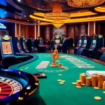 Experience birutoto with vibrant casino excitement, featuring roulette and poker tables.