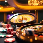 Gamblers enjoying a thrilling moment at https://lc88app.com/ by the roulette wheel.