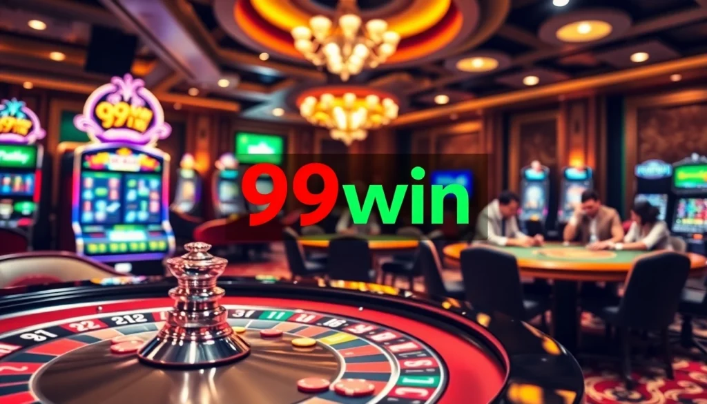 Experience the thrill of winning at 99win's sophisticated casino tables and slot machines.
