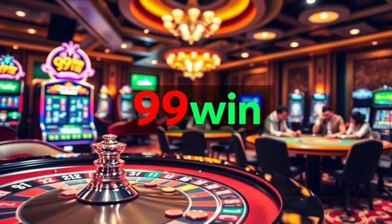 Experience the thrill of winning at 99win's sophisticated casino tables and slot machines.