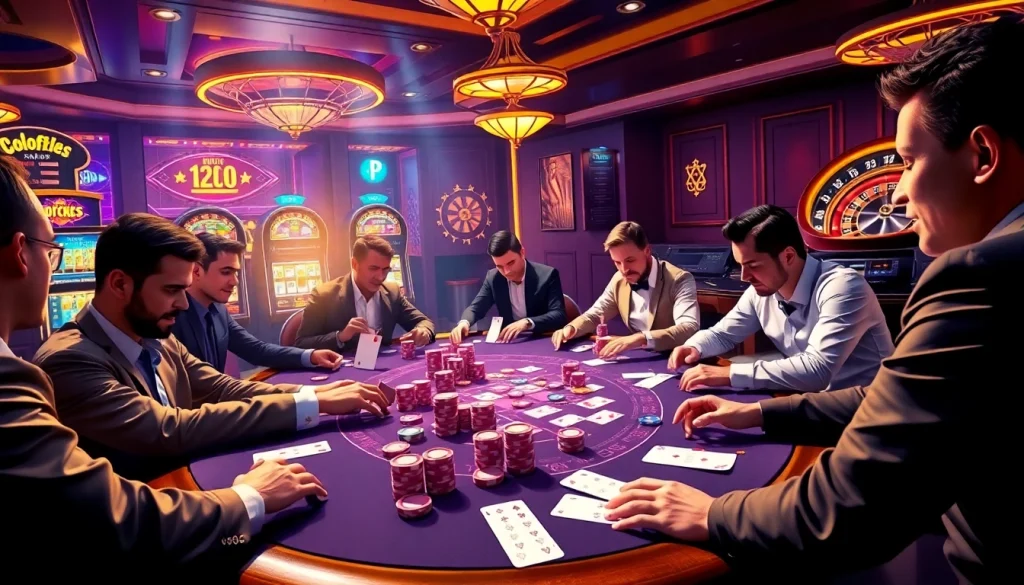 Experience a thrilling poker game at https://w888.poker/ with vibrant poker chips and professional players.