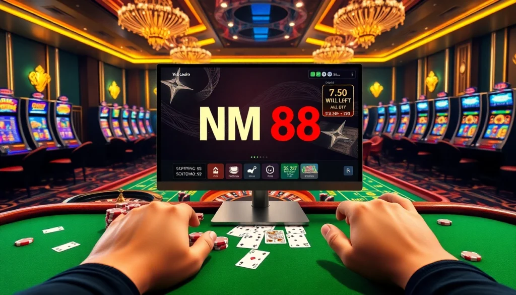 Experience the excitement of MM 88 online gambling at luxurious casino tables.