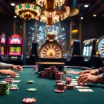 Immerse in the thrilling poker game atmosphere at https://789win.apartments/ with vibrant chips and cards.