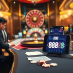 Experience the thrill of online gambling by tải 888to with vibrant casino visuals and engaging gameplay.