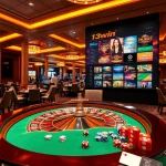 Experience the excitement of gambling at 13win with vibrant casino tables and games.