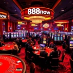 Experience the thrill of gameplay at 888now with vibrant casino tables and engaging players.