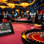 CM88 casino scene with vibrant gaming tables and thrilling atmosphere for gamblers.
