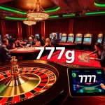 Experience thrilling gameplay with 777g Download in a vibrant casino atmosphere featuring engaging tables and machines.