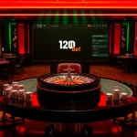 Experience the excitement of betting at 120bet with luxurious casino elements.