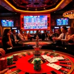 Players immersed in an intense KJC gaming experience at a luxurious roulette table