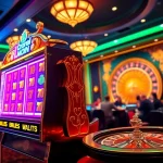 Players winning at the luxurious gambling scene featuring slots and tables at https://www.6slots8.com/.
