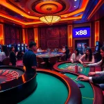 Experience thrilling gameplay at xx88 with live roulette and poker tables.