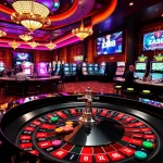 Exciting casino atmosphere at XX88 featuring a vibrant roulette table and colorful chips.
