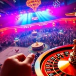 Engaging scene of Đá Gà BJ38 with high-stakes betting slips and excited gamblers in a luxurious casino atmosphere.