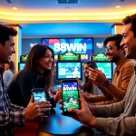 Engaged players enjoying the 84WIN gaming platform, showcasing interactive sports and casino experiences.