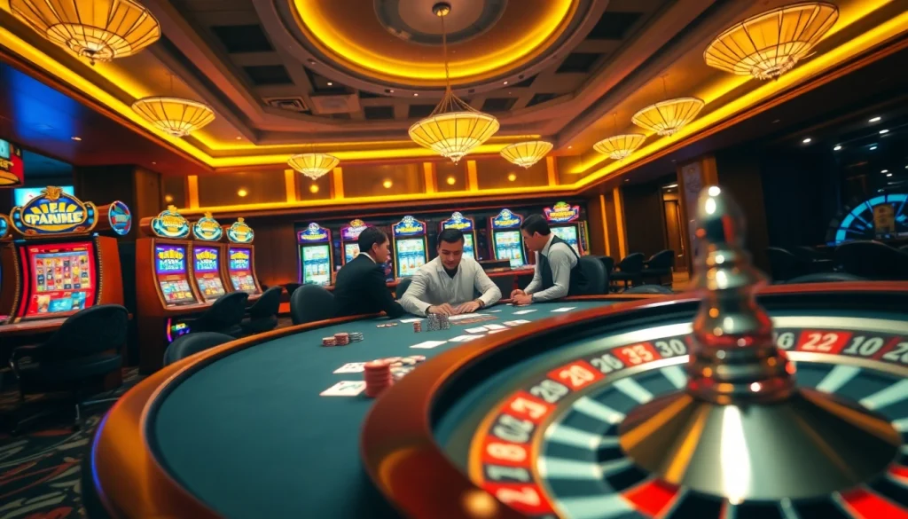 Man88 offers thrilling poker action with engaging games and vibrant casino atmosphere.