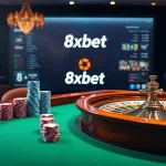 Experience excitement at the 8xbet casino with vibrant gaming tables and professional dealers.