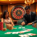 Experience the excitement of high-stakes gaming at https://kuwinblog.com/, featuring poker tables and vibrant chips.