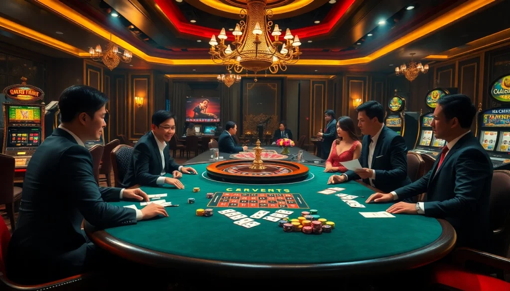 Betting on keluaran china with poker players at a luxury casino table