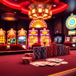 Experience thrilling gameplay at DR88 casino with vibrant poker tables and exciting slot machines.