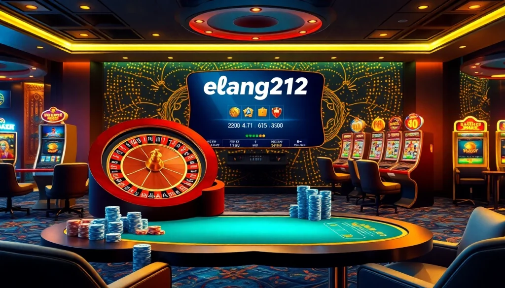 Experience elang212 gaming with exciting slot machines and elegant casino atmosphere.