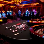 Casual gamers enjoy thrilling bets at a luxurious casino, highlighting the hidden wiki org in excitement.