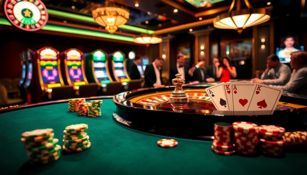 Experience thrilling gameplay at https://kuwinblog.com/ with a glamorous casino atmosphere.