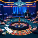 Experience the thrill of 23win1 23win at a luxurious casino gaming table.