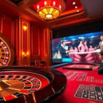 Experience the excitement of online gambling with TR88, featuring lively casino elements and vibrant gaming culture.
