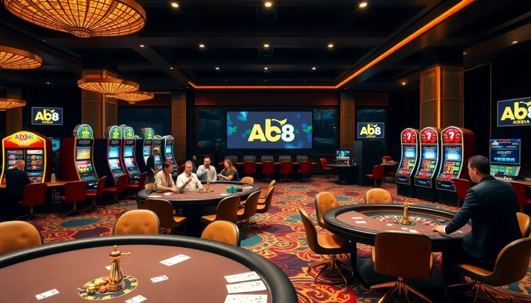 Experience thrilling gameplay at ABC8 with diverse casino options and engaging betting activities.