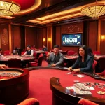 Experience the excitement of New88 with vibrant casino tables and thrilling games.