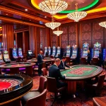 Players enjoy thrilling games at LC88 casino, featuring vibrant tables and exciting slots.