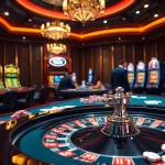 Engaging players at 789BET casino tables with vibrant poker chips and exciting gameplay.