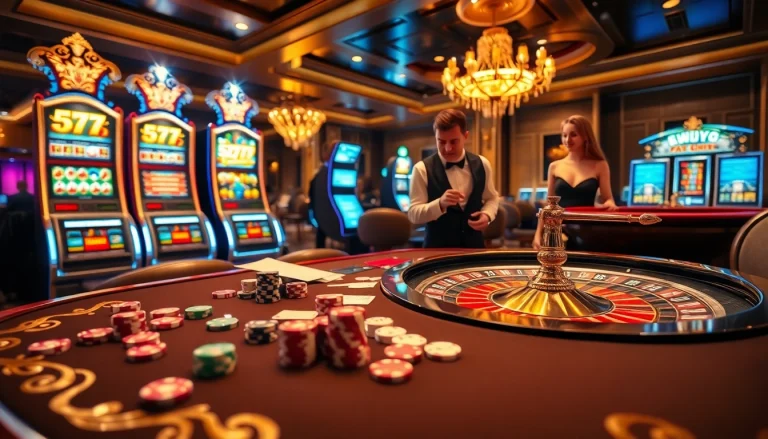 Experience the thrill of gambling at 5Z777 casino with vibrant poker tables and elegant gameplay.