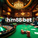 Experience the thrill of hm88 bet with dynamic casino elements, including roulette and poker.