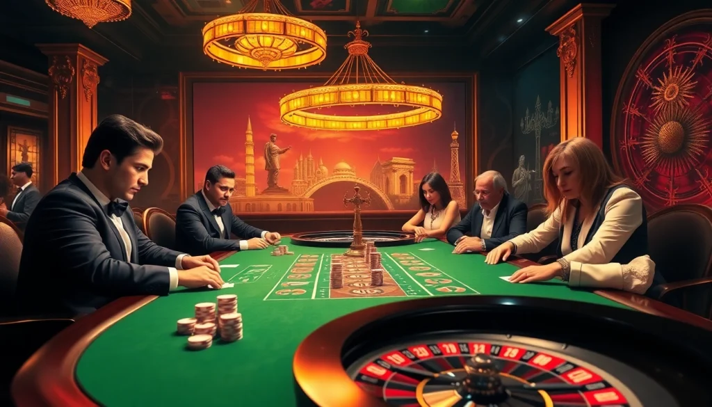 Experience thrill at the BK8 casino with strategic card games and luxurious betting atmosphere